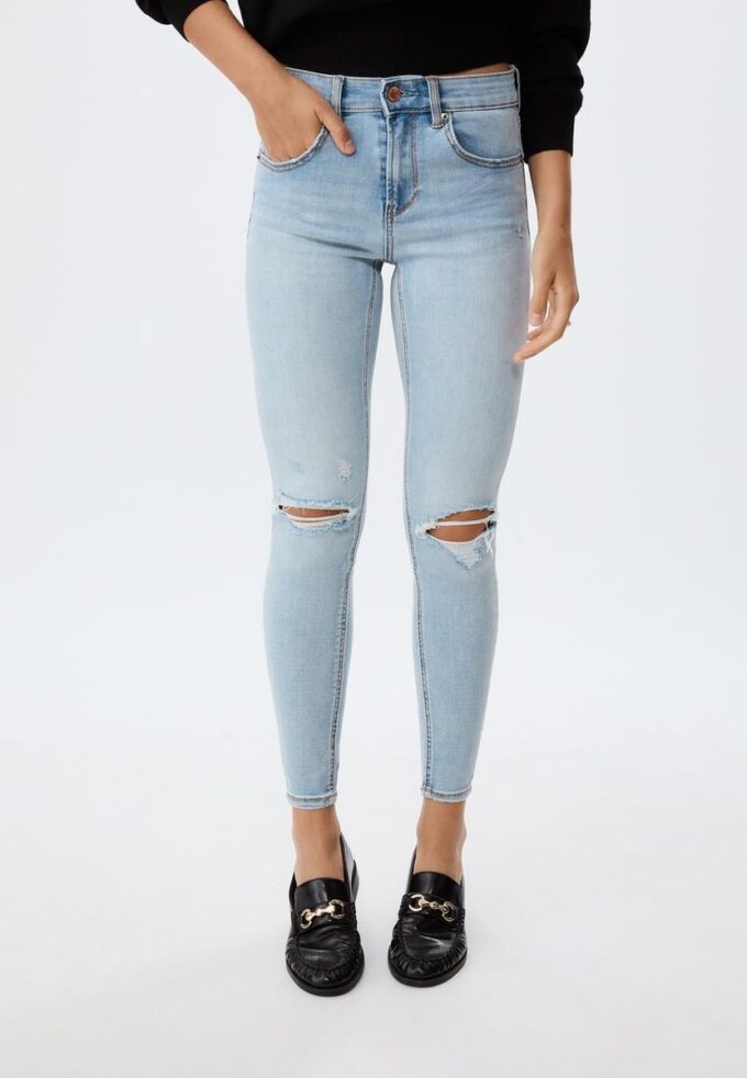1420 Blugi skinny cu talie joasă 1420 Blugi skinny cu talie joasă