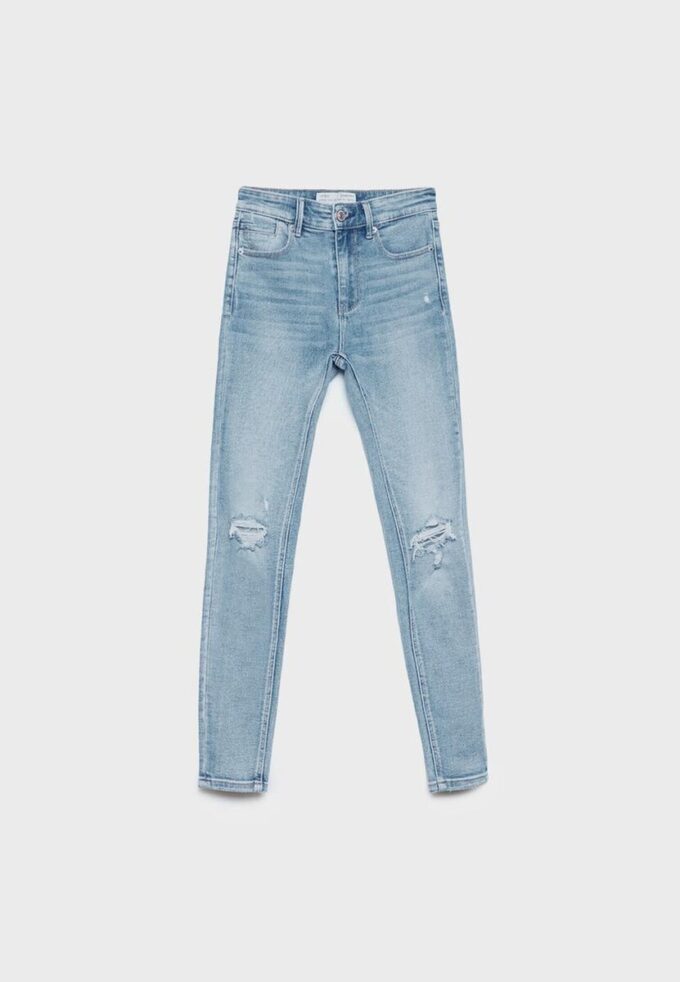 1420 Blugi skinny cu talie joasă 1420 Blugi skinny cu talie joasă