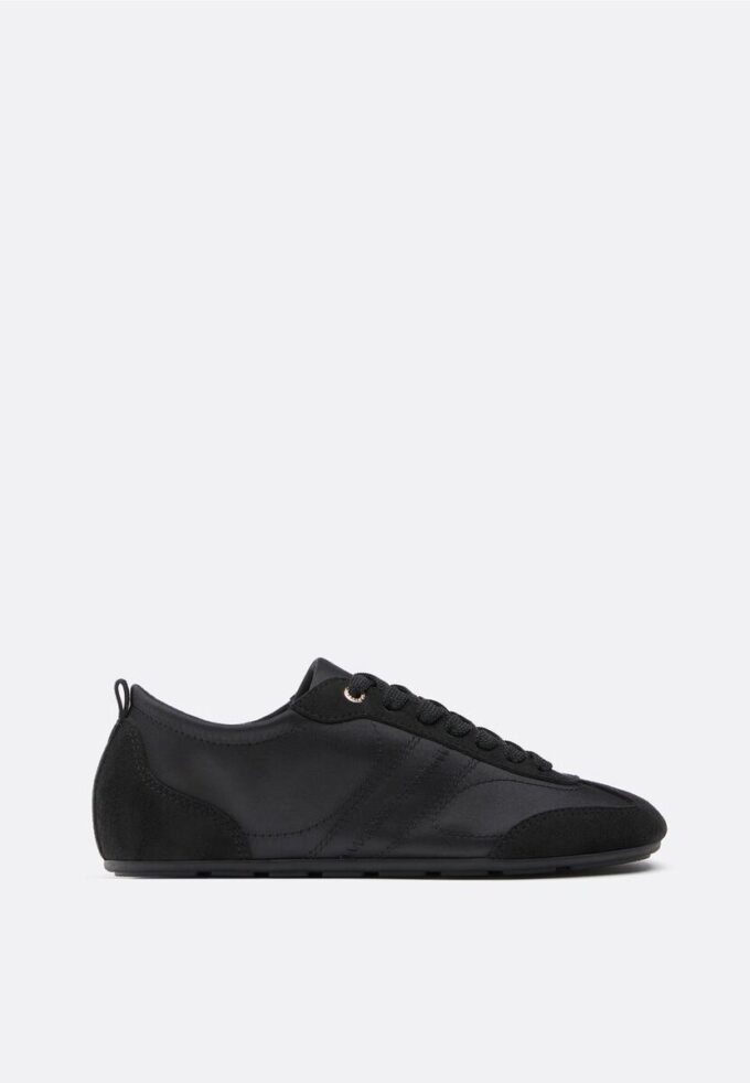 Adidași cu talpă fină din satin