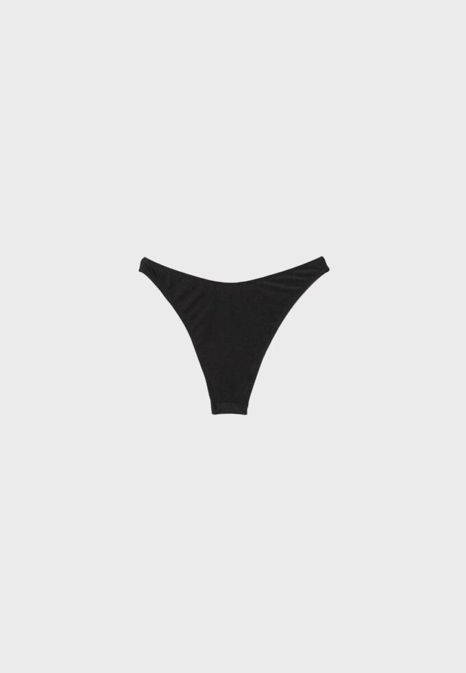 Articole de bază de bikini brazilien cu decupaj în V Articole de bază de bikini brazilien cu decupaj în V