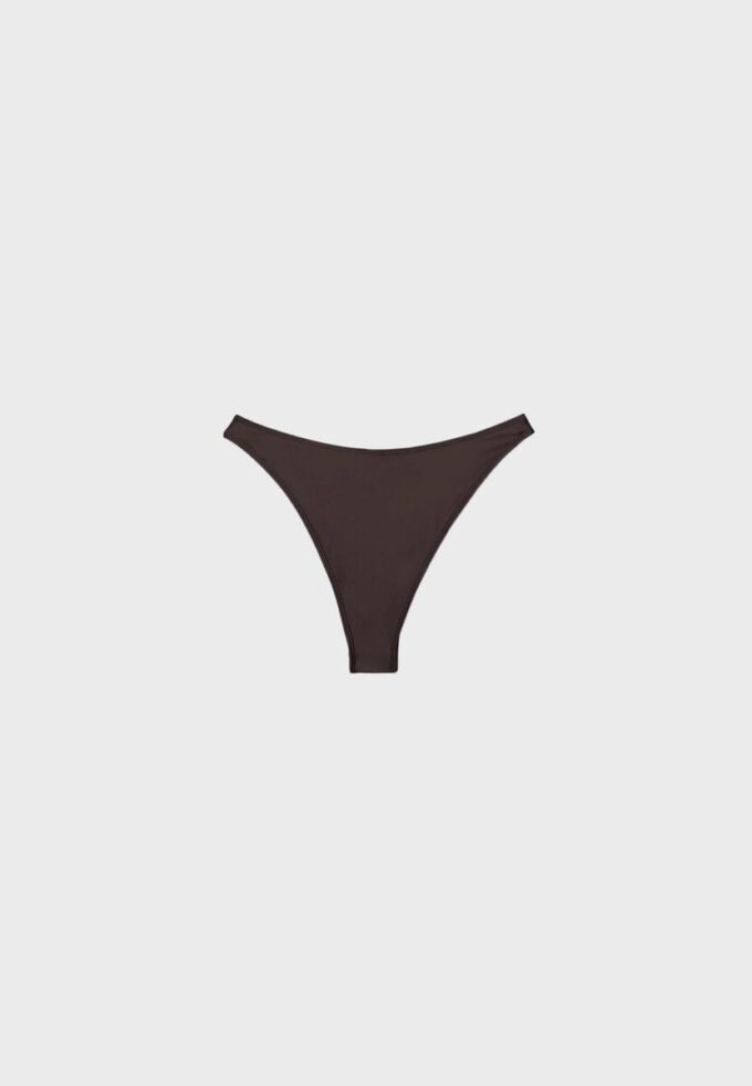 Articole de bază de brazilian bikini din satin simplu Articole de bază de brazilian bikini din satin simplu