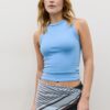 B04 Topuri de bază mulat fără mâneci B04 Topuri de bază mulat fără mâneci