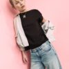 B06 Tricou de bază cu umeri coborâți