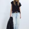 B06 Tricou de bază cu umeri coborâți B06 Tricou de bază cu umeri coborâți