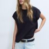 B06 Tricou de bază cu umeri coborâți B06 Tricou de bază cu umeri coborâți
