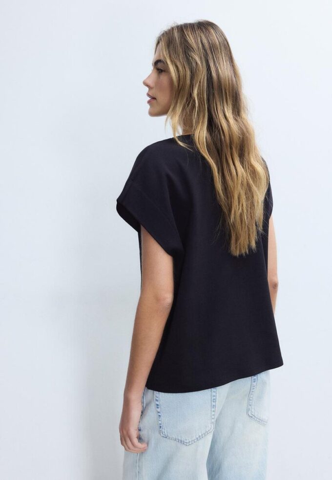 B06 Tricou de bază cu umeri coborâți B06 Tricou de bază cu umeri coborâți