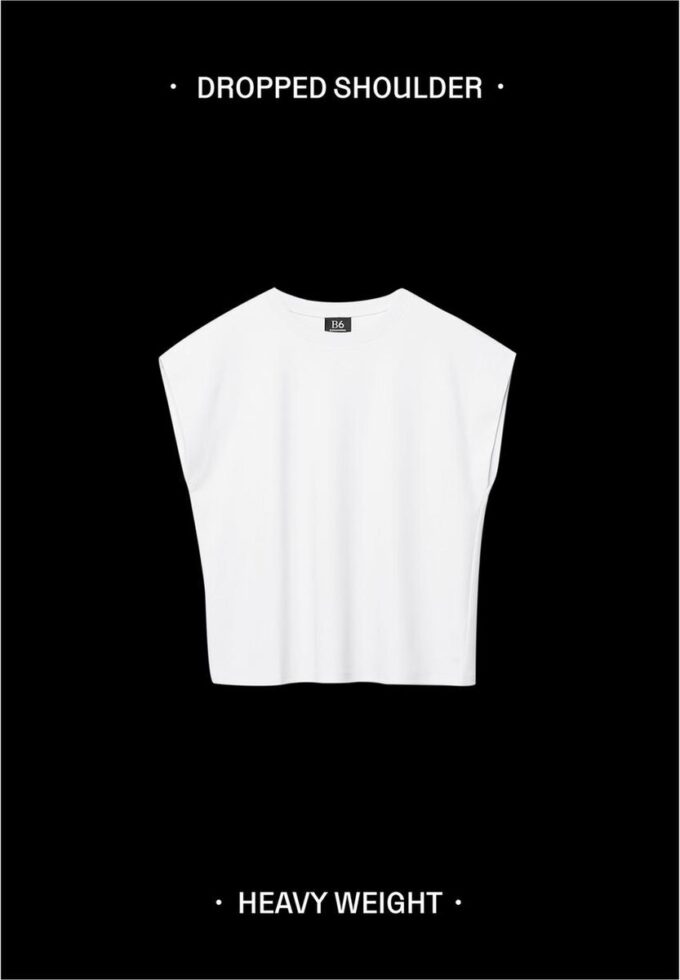 B06 Tricou de bază cu umeri coborâți B06 Tricou de bază cu umeri coborâți