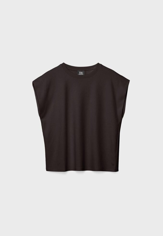 B06 Tricou de bază cu umeri coborâți