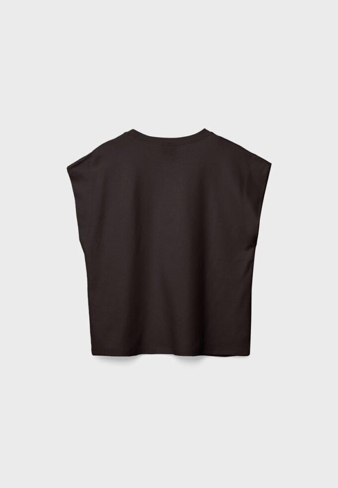 B06 Tricou de bază cu umeri coborâți