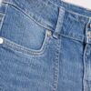 Blugi cu talie joasă și buzunare în cusătură Blugi cu talie joasă și buzunare în cusătură