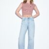 Blugi D92 cu croi drept și Wide Leg Blugi D92 cu croi drept și Wide Leg