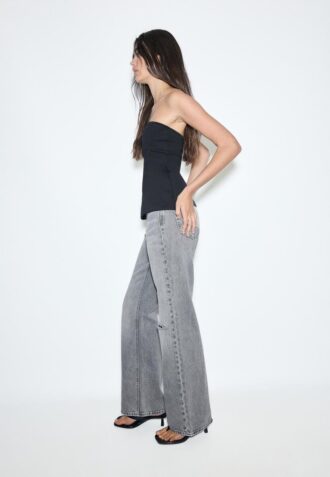 Blugi D92 cu croi drept și Wide Leg