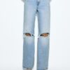 Blugi D92 cu croi drept și Wide Leg Blugi D92 cu croi drept și Wide Leg