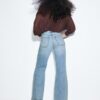 Blugi D92 cu croi drept și Wide Leg Blugi D92 cu croi drept și Wide Leg