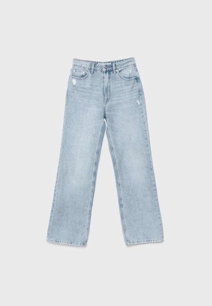Blugi D92 cu croi drept și Wide Leg Blugi D92 cu croi drept și Wide Leg