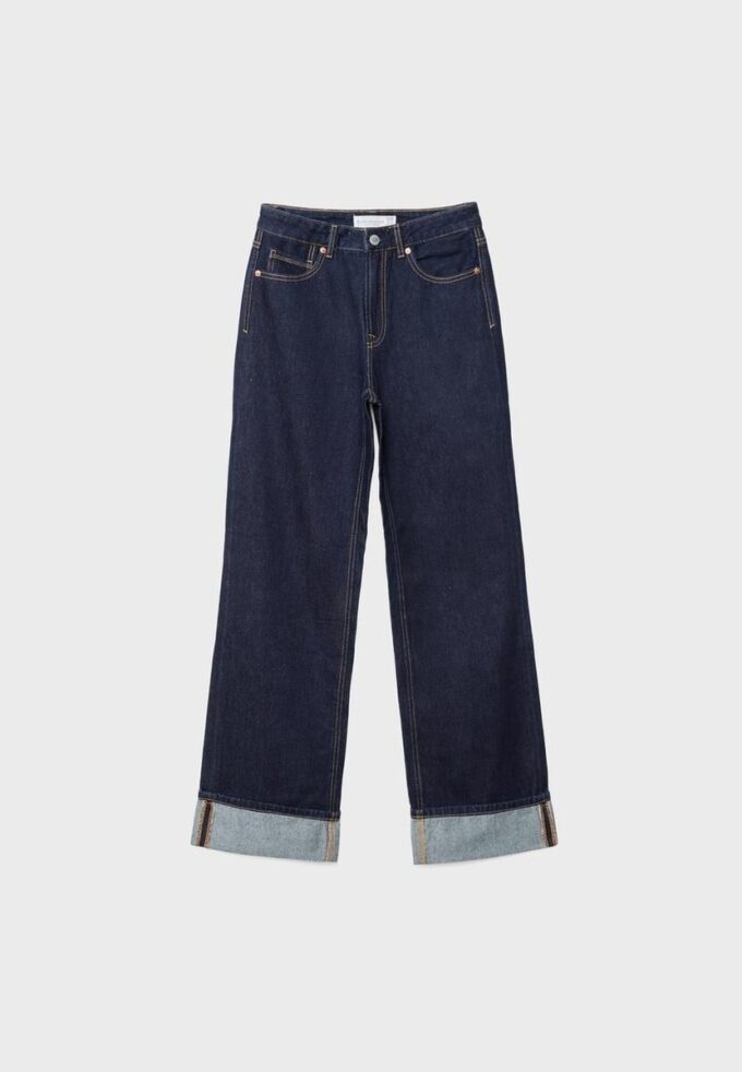 Blugi D92 cu croi drept și Wide Leg Blugi D92 cu croi drept și Wide Leg