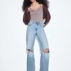 Blugi D92 cu croi drept și Wide Leg Blugi D92 cu croi drept și Wide Leg