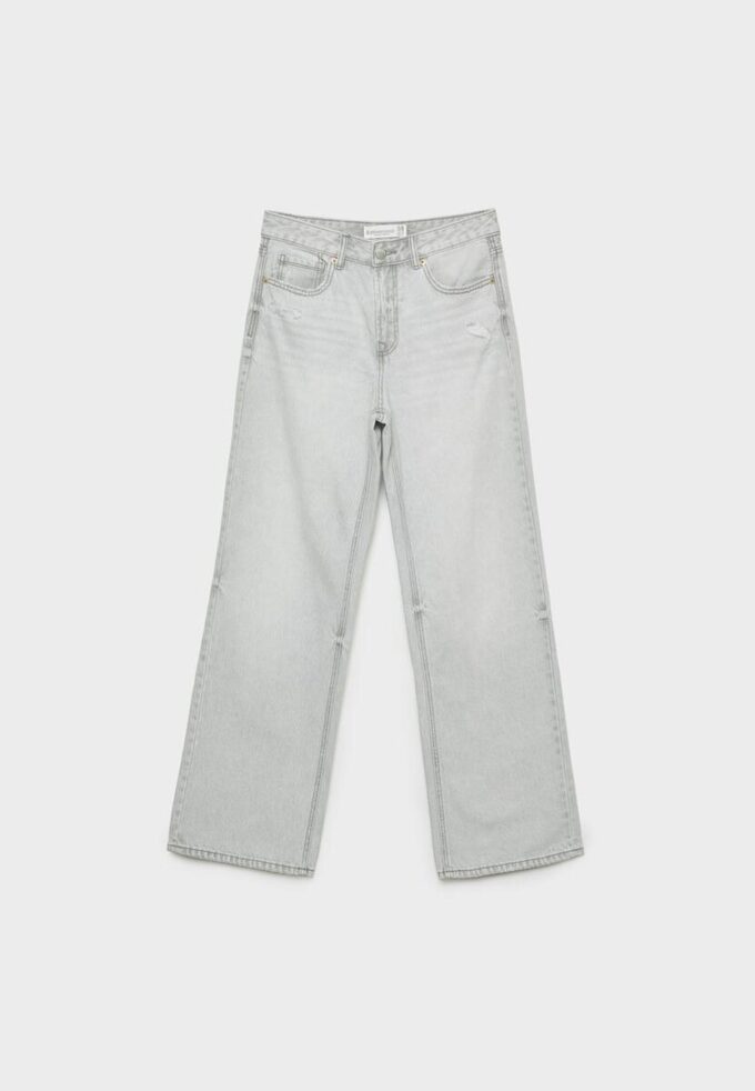 Blugi D92 cu croi drept și Wide Leg Blugi D92 cu croi drept și Wide Leg