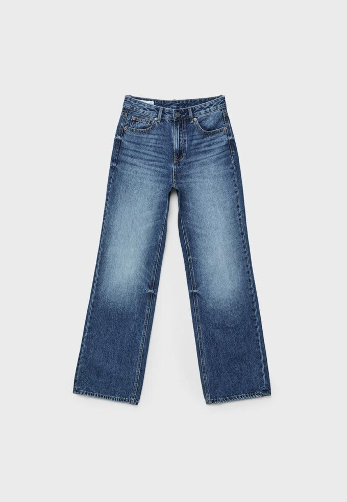 Blugi D92 cu croi drept și Wide Leg Blugi D92 cu croi drept și Wide Leg