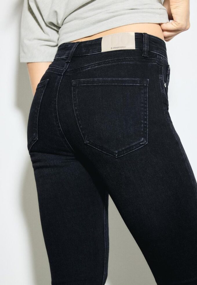 Blugi skinny cu talie normală Blugi skinny cu talie normală