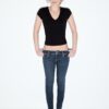 Blugi slim fit cu talie joasă Blugi slim fit cu talie joasă
