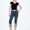 Blugi slim fit cu talie joasă Blugi slim fit cu talie joasă