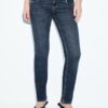 Blugi slim fit cu talie joasă Blugi slim fit cu talie joasă