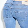 Blugi slim fit cu talie joasă Blugi slim fit cu talie joasă