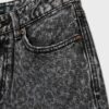 Blugi Wide Leg cu croi larg și imprimeu leopard Blugi Wide Leg cu croi larg și imprimeu leopard