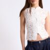 Bluză din dantelă în stil Qipao Bluză din dantelă în stil Qipao