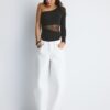 Body asimetric cu detalii transparente Body asimetric cu detalii transparente