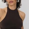 Body cu gât halter Body cu gât halter