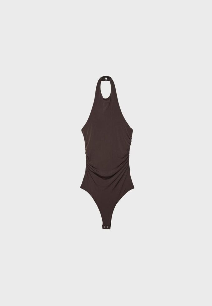 Body cu gât halter Body cu gât halter
