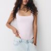Body din poliamidă cu decolteu pătrat Body din poliamidă cu decolteu pătrat