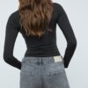 Body din poliamidă cu decolteu pătrat Body din poliamidă cu decolteu pătrat