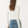 Body din poliamidă cu mâneci lungi Body din poliamidă cu mâneci lungi