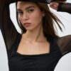 Body din tul cu decolteu pătrat Body din tul cu decolteu pătrat