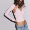 Bolero slim fit cu mâneci lungi