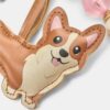 Breloc cu pandantiv câine Corgi