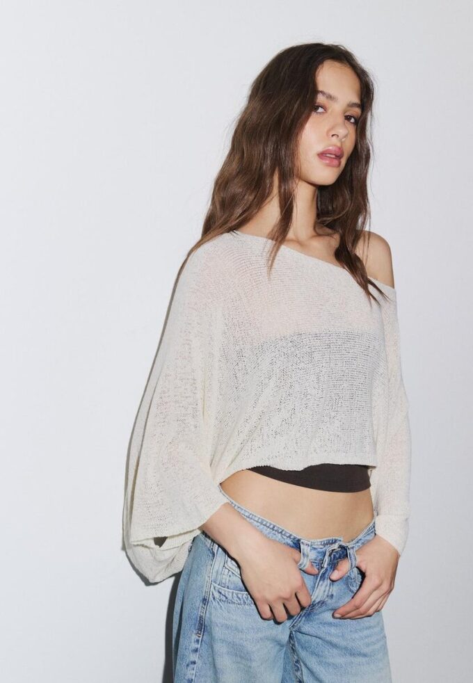 Cape din tricot fin Cape din tricot fin