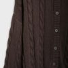 Cardigan cu nasturi, tricotat în stil „cable” Cardigan cu nasturi, tricotat în stil „cable”