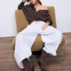 Cardigan din tricot cu mâneci lăzare Cardigan din tricot cu mâneci lăzare