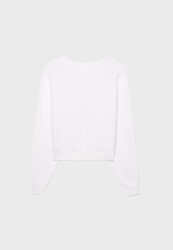Cardigan din tricot cu mâneci lăzare Cardigan din tricot cu mâneci lăzare