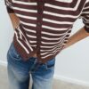 Cardigan din tricot cu nasturi și mâneci raglan