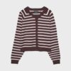 Cardigan din tricot cu nasturi și mâneci raglan