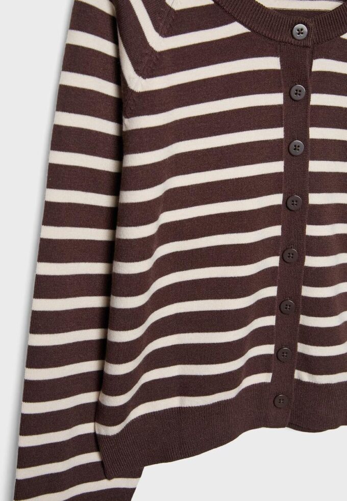Cardigan din tricot cu nasturi și mâneci raglan