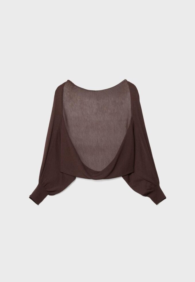 Cardigan din tricot deschis