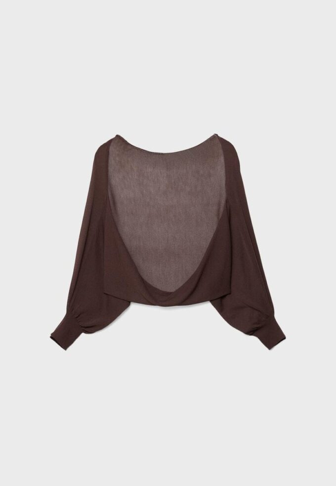 Cardigan din tricot deschis