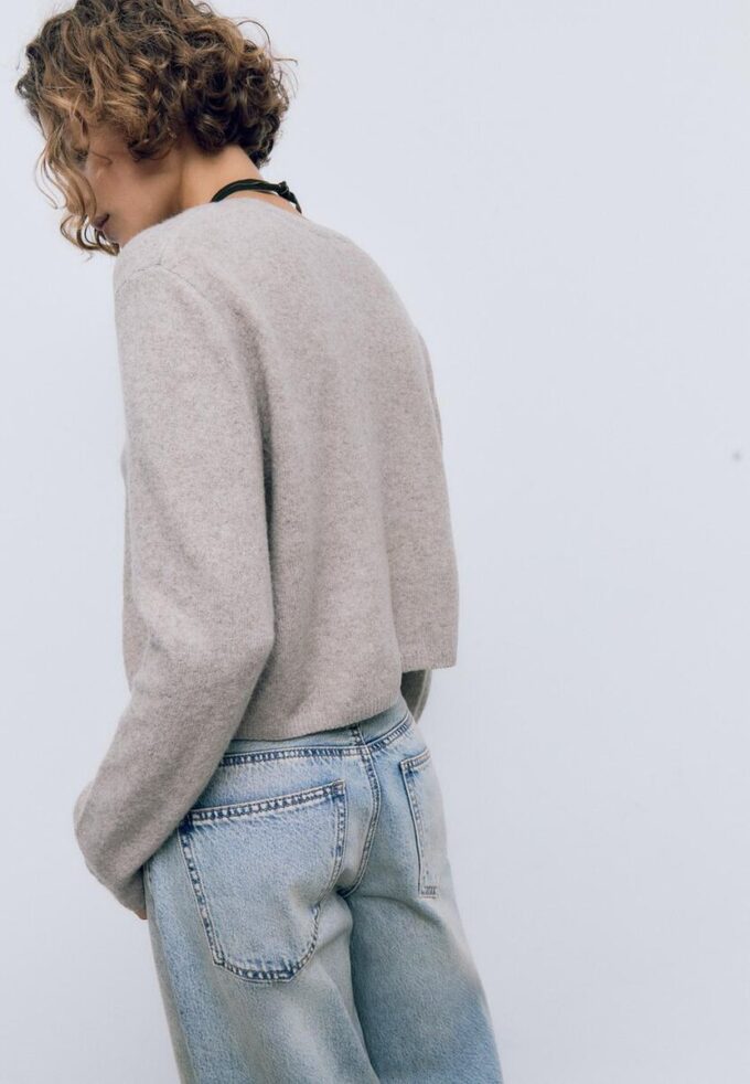 Cardigan Soft-Touch din tricot moale, cu nasturi Cardigan Soft-Touch din tricot moale, cu nasturi