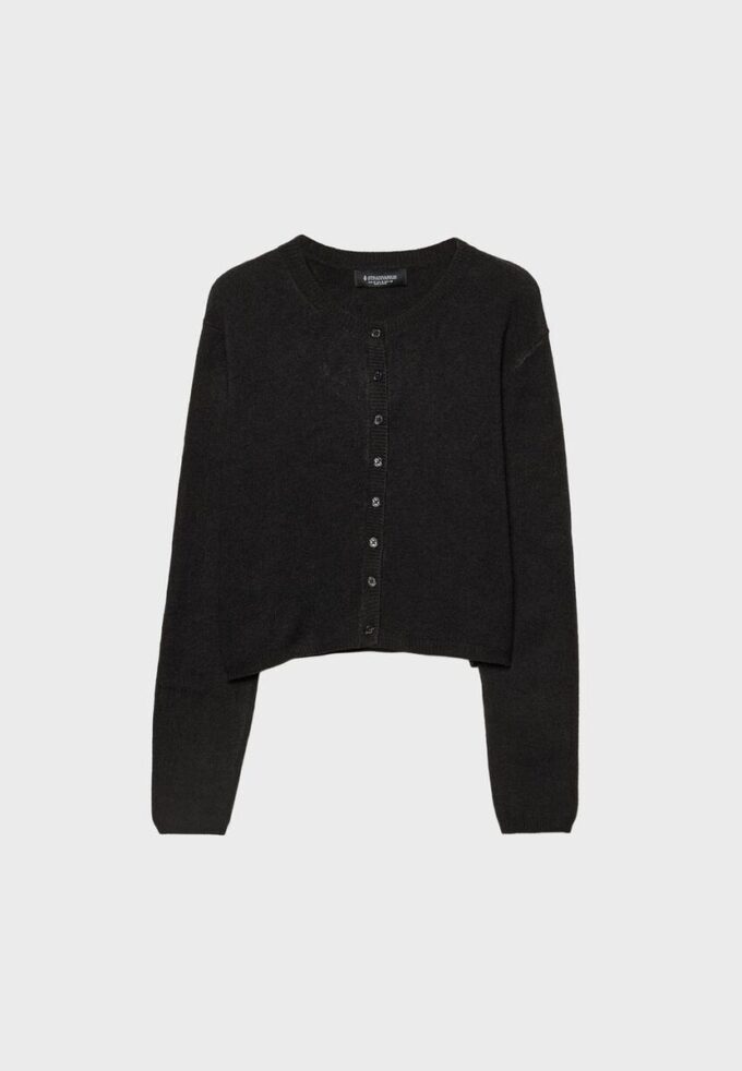 Cardigan Soft-Touch din tricot moale, cu nasturi Cardigan Soft-Touch din tricot moale, cu nasturi